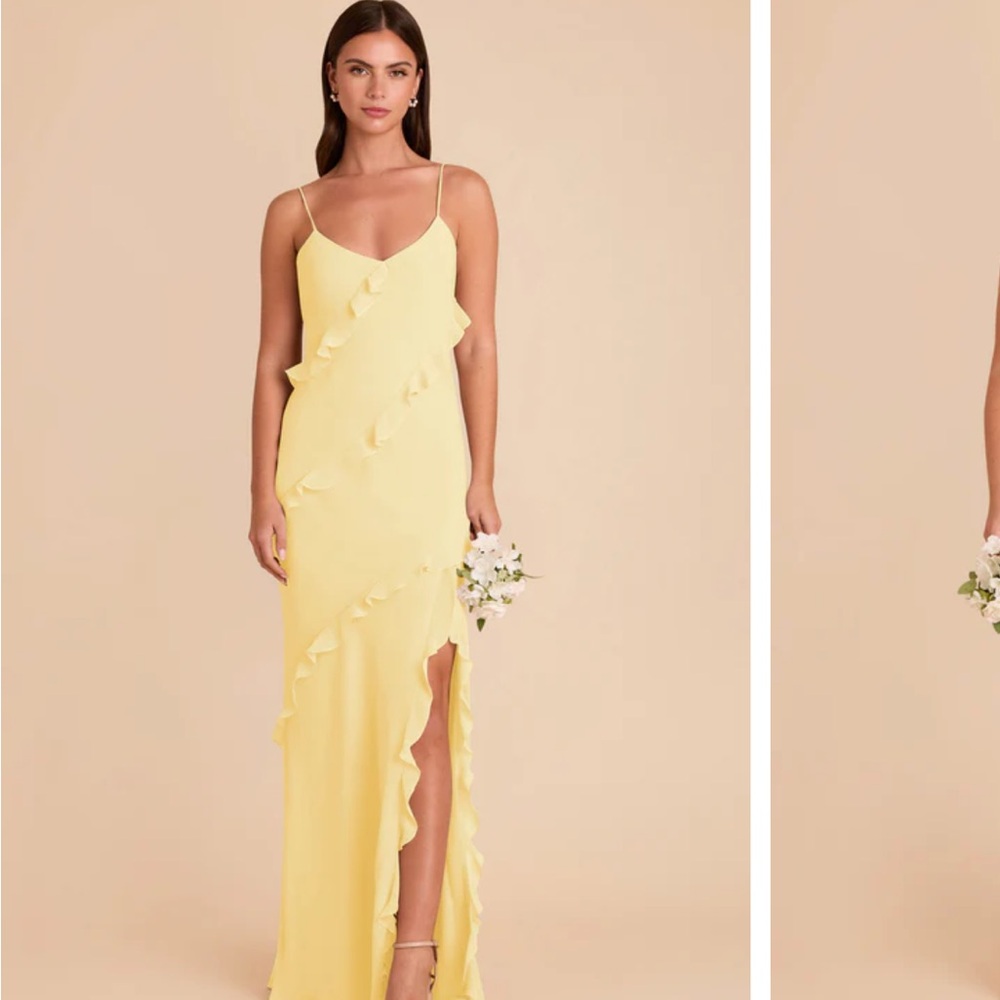 Birdy Grey Asymmetrical Yellow Dress